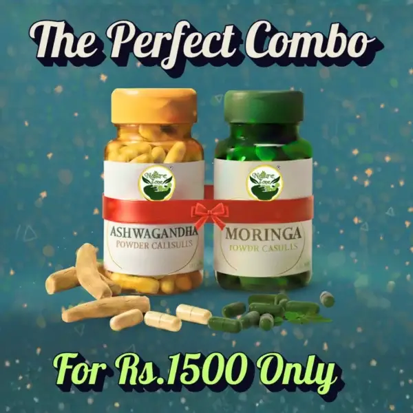Ashwagandha and Moringa capsule combo