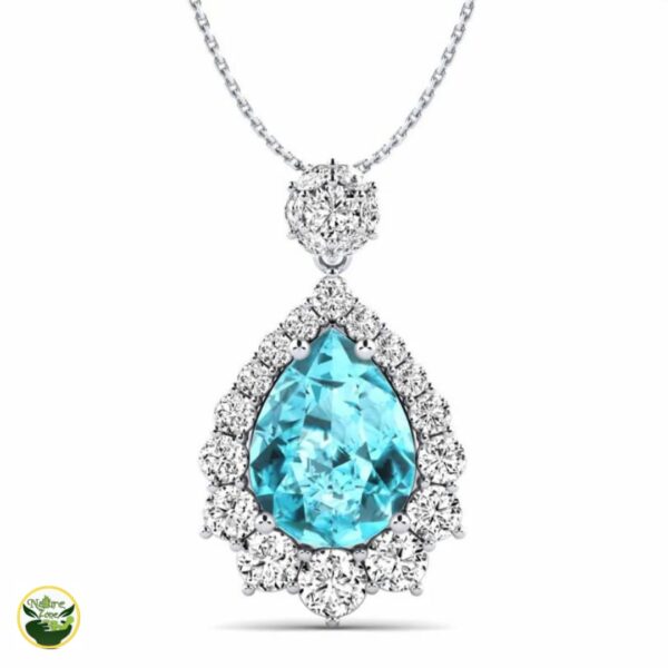 Blue Bloom Silver Necklace Price in Pakistan