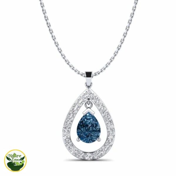 Crystal Teardrop Silver Necklace Price in Pakistan