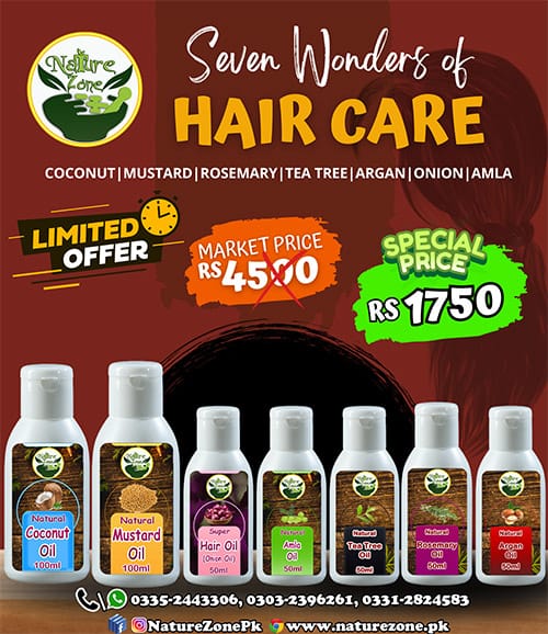 Seven-oils-low-res.jpg Get the Famous 7 Herbal Oils in Pakistan: Seven Wonders of Hair Care - Image 1