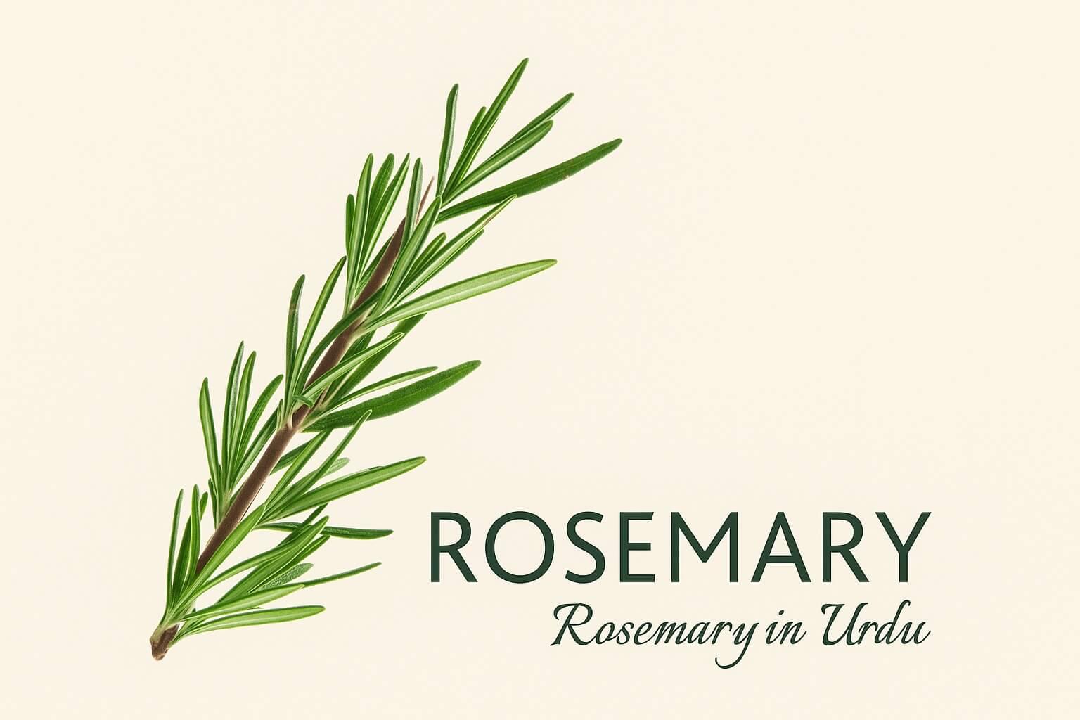 Rosemary in Urdu